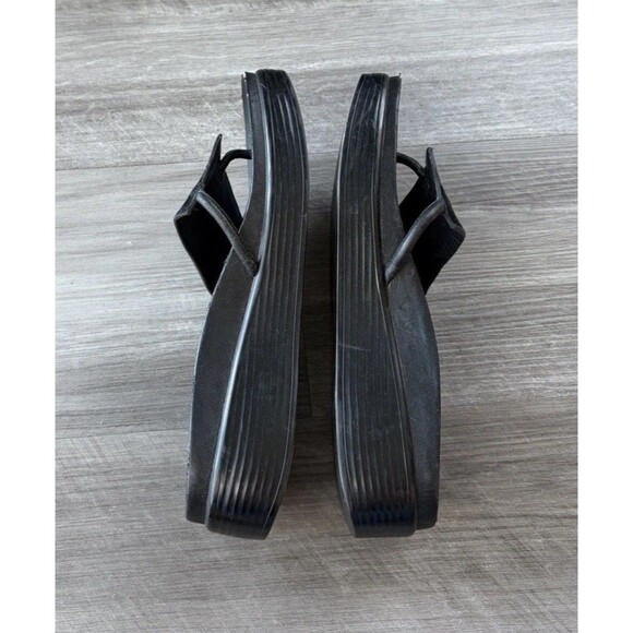 Donald Pliner Fifi Platform Sandal Size 8 Embellished Black Suede - Picture 5 of 8